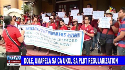 DOLE, umapela sa CA ukol sa PLDT regularization