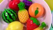 Velcro Fruit Toy Cutting Fruit Salad With Plastic Cooking Playset
