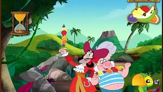 Captain Jake and the Neverland Pirates Rainbow colors Jungle race full Episode English Dis
