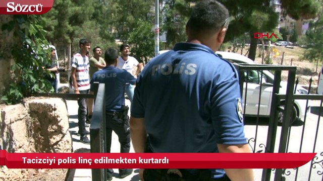 Polis linç edilmekten kurtardı