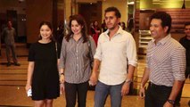Sachin Tendulkar watches Akshay Kumar's Gold with wife Anjali & daughter Sara; Watch Video | Filmibeat