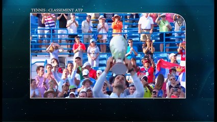 Tennis: Voici le classement atp