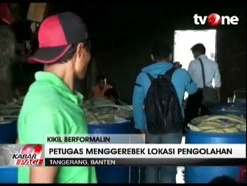 Pabrik Kikil Berformalin di Tangerang Terungkap
