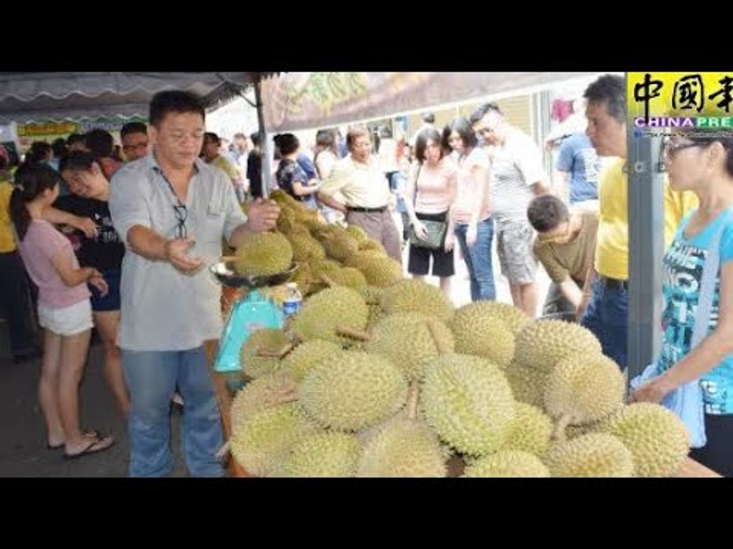 文冬人潮湧現 榴槤銷量   續攀升