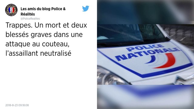 Trappes. Un mort et deux blessés dans une attaque au couteau : l’assaillant a été « neutralisé ».