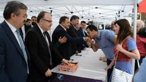 Eski bakan Veysel Eroğlu, bayramlaşma törenine katıldı