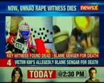 Unnao rape case: Key CBI witness found dead; victim kin's allegedly blame Sengar for death