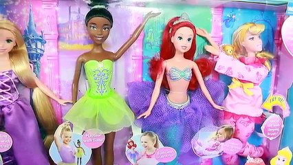 Disney Princess Barbie Doll Videos Doll Collection Ariel Aurora