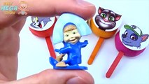 Lollipop Smiley Stacking Toys Play Doh Clay Paw Patrol Pj Masks Talking Tom Colors for Kid