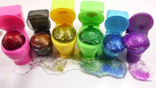 Water Balloons Slime Glitter DIY Learn Colors Surprise Egg Toys