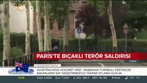 Paris'te bıçaklı terör saldırısında 2 kişi öldü