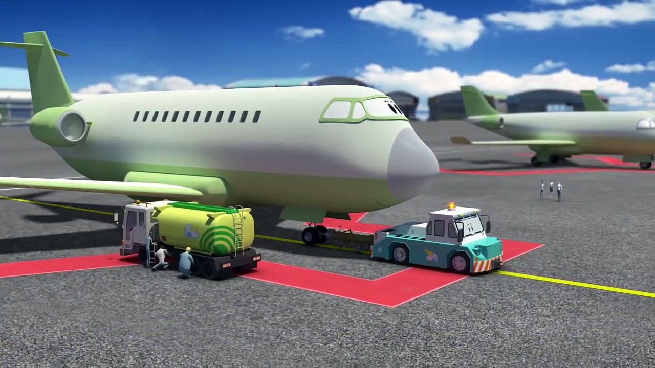 Cartoons about planes and cars The Airport Diary Illis heart goes pit a pat (cartoon 11)
