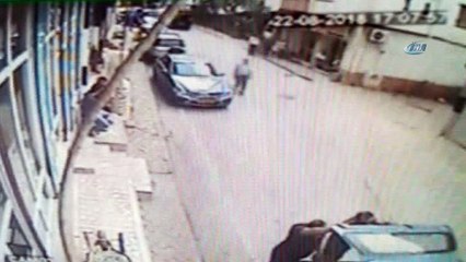 Yol kenarındaki köpeğe odunla böyle saldırdı