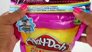 Soft Play Doh in a Bag Unboxing & Review Pink & Purple! Awesome Fun Toy for a Collector
