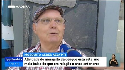 Actividade do Mosquito está baixa na Madeira no Verão de 2018