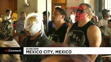 Le pèlerinage des catcheurs mexicains