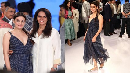 Lakme Fashion Week: Dia Mirza keeps it comfortable yet trendy for the event | FilmiBeat