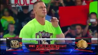 WWE 27th July 2017 Roman Reigns vs John cena vs Randy Ortan vs Kane HFD -