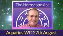 Aquarius Weekly Horoscope from 27th August - 3rd September