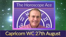 Capricorn Weekly Horoscope from 27th August - 3rd September