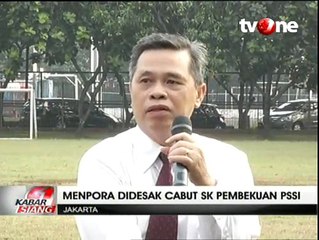 Roy Suryo Desak Menpora Cabut SK Pembekuan PSSI