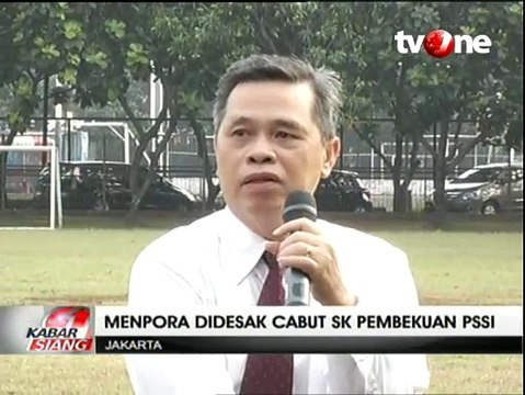 Roy Suryo Desak Menpora Cabut SK Pembekuan PSSI