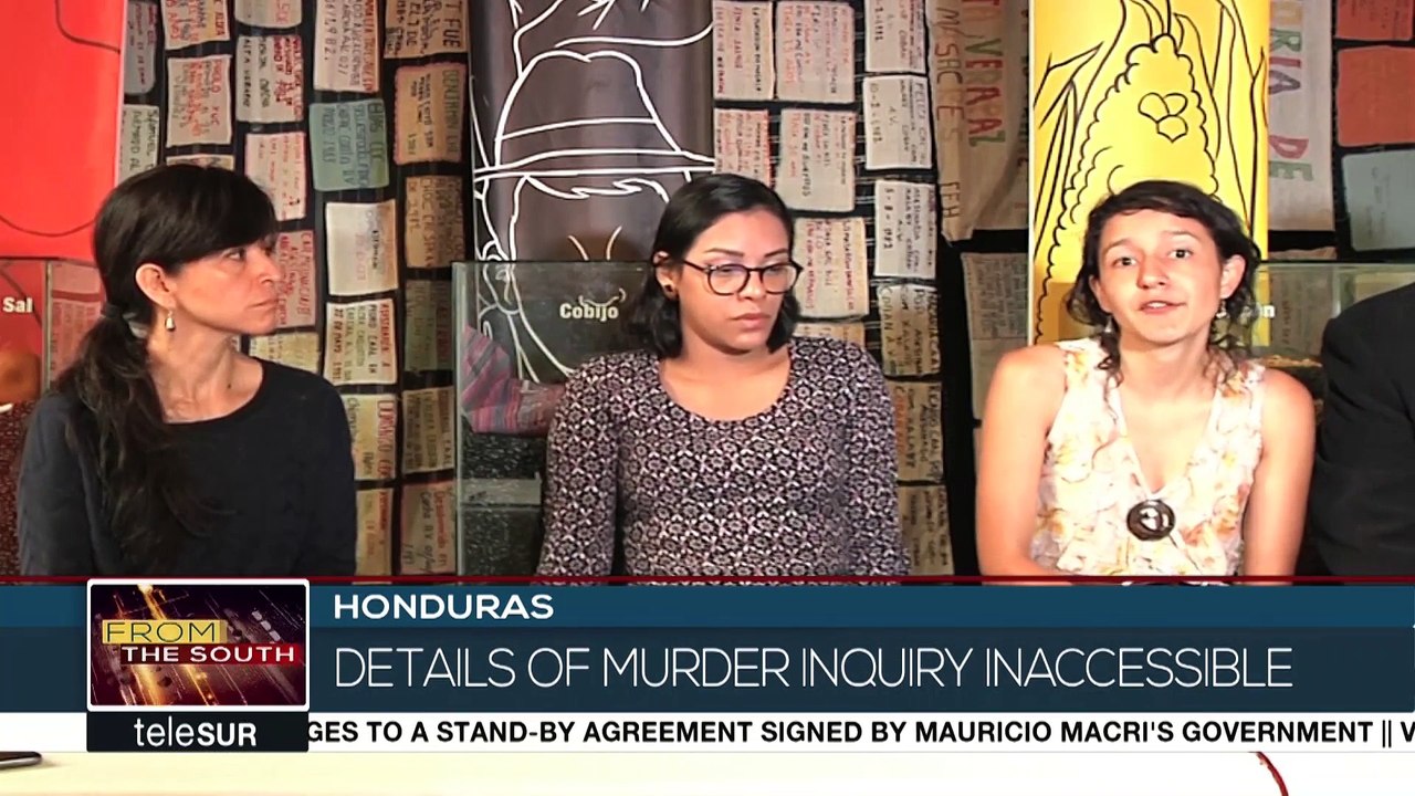 Denounces Regarding The Investigation Of Murdered Activist Berta Caceres