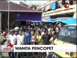 Copet Wanita Tertangkap Basah Saat Beraksi