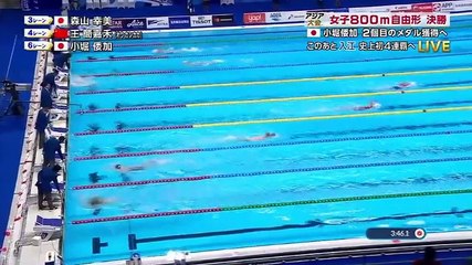 アジア大会2018ジャカルタ～今夜も池江璃花子・背泳ぎに入江陵介～  2018年8月23日  Part 3