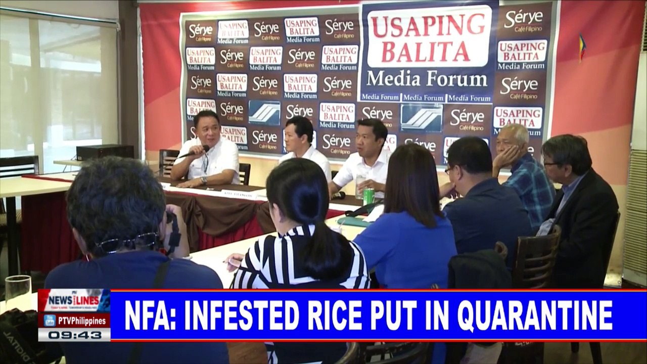 NFA: Infested rice put in quarantine