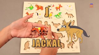 Learn A To Z Alphabets With Animals For Kids | Phonic Song | Learn ABC For Kids | Animal Song |