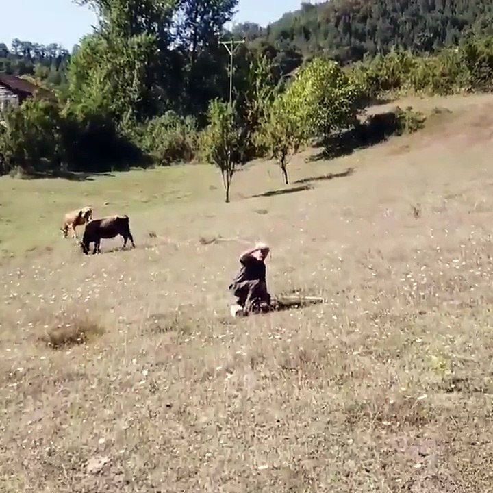 Drone'u uzaylı sanan yaşlı adam