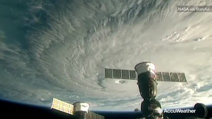 Space Station captures stunning view of massive Hurricane Lane