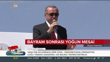 Bayram sonrası yoğun mesai