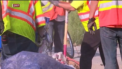California City Hiring the Homeless to to Pick Up Litter
