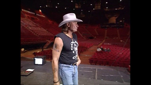 Johnny Hallyday Voyage au pays des vivants répétitions Bercy 1992
