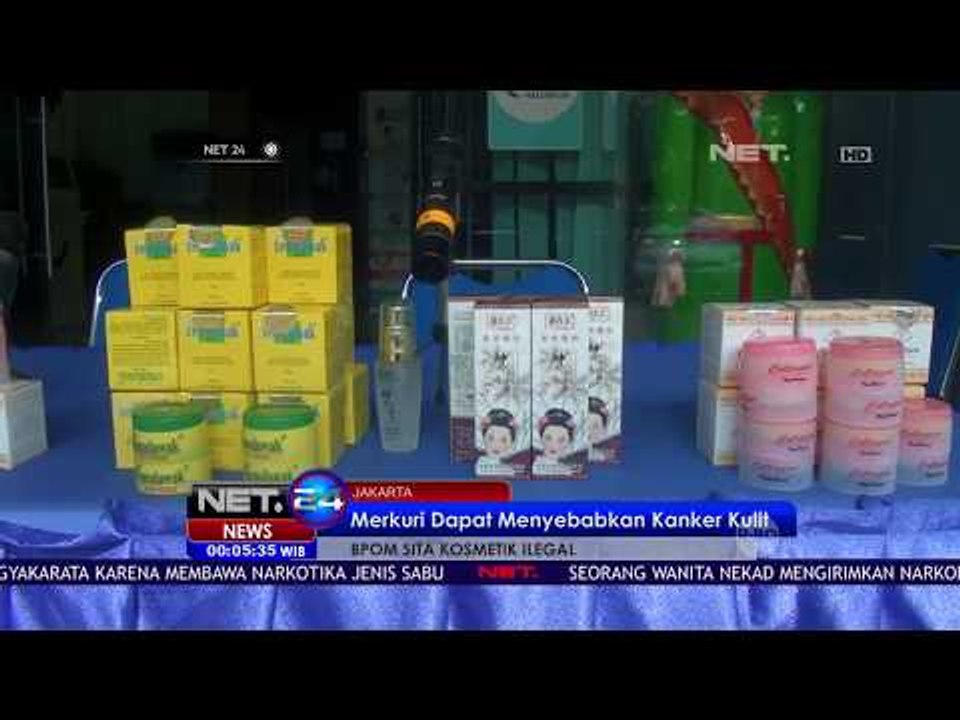 Petugas Menyita Ribuan kosmetik Ilegal-NET24