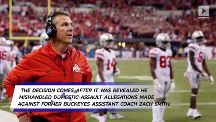 Ohio State Suspends Head Football Coach Urban Meyer