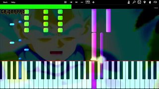 Super Saiyan Rose Theme Goku Black / Dragon Ball Super OST (Piano Tutorial) [Synthesia] Re