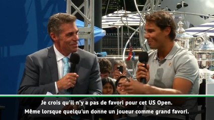 US Open - Nadal : "Il n'y a pas vraiment de favori"