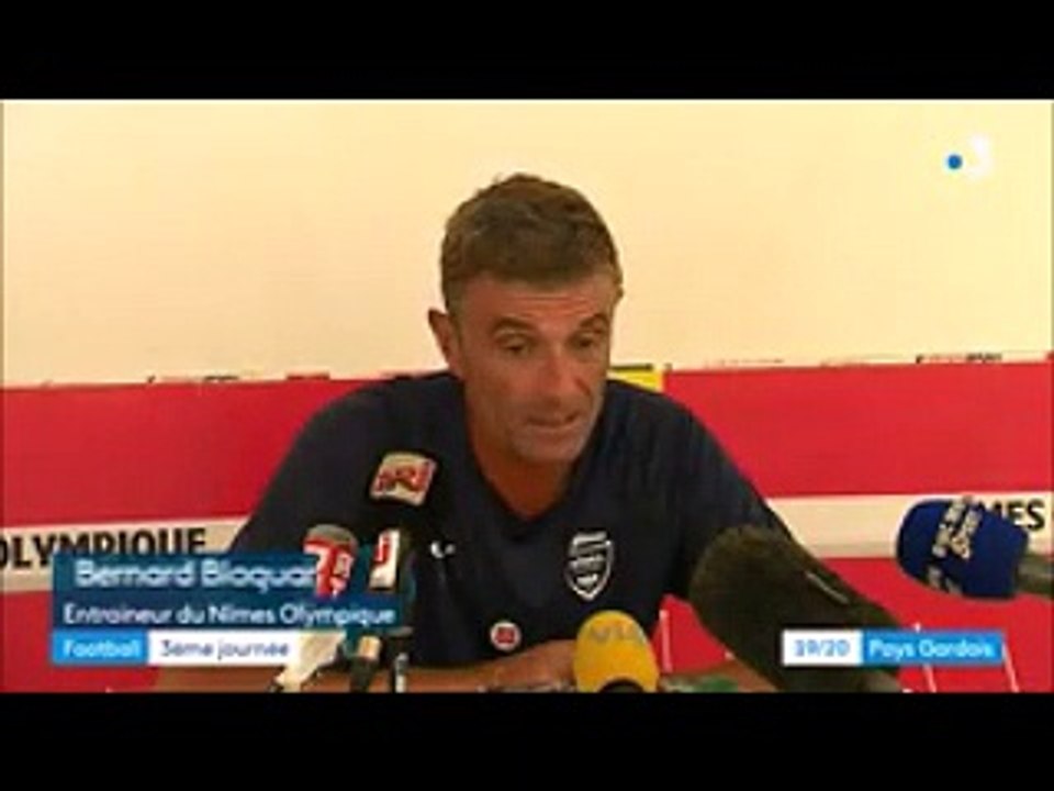 Interview Bernard Blaquart avant Toulouse Nîmes 25 08 2018