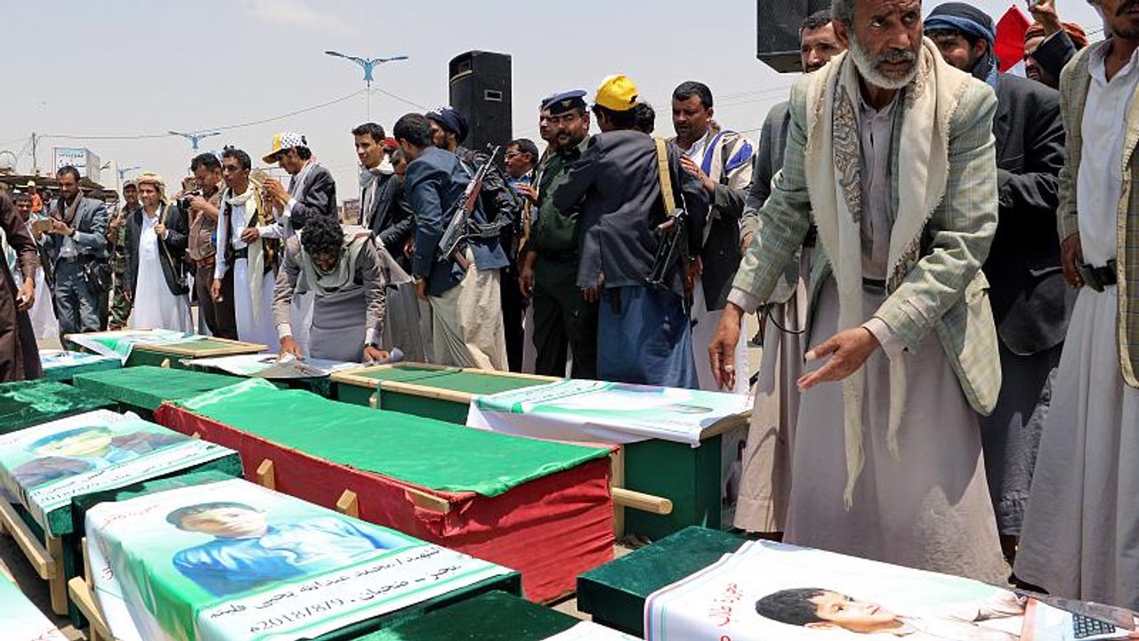 Wieder 22 Kinder bei Luftangriff getötet