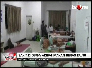 Seorang Bocah Dirawat di RS Usai Makan Beras Palsu