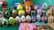 40 surprise eggs disney toys kinder surprise hot wheels littlest pet shop, Easter eggs