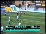 17 August 1996: Bury 1 Brentford 1 (League)