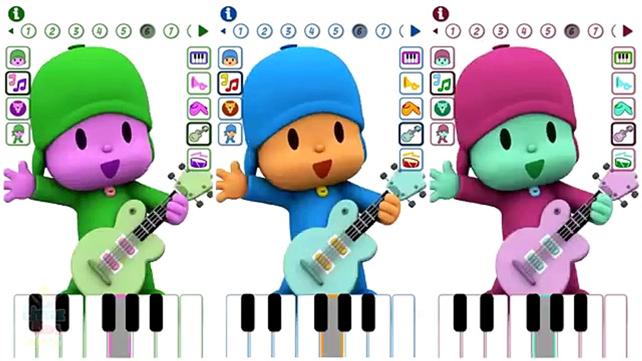 Talking Pocoyo Colors Reion Compilation Funny Videos for Kids #part 66