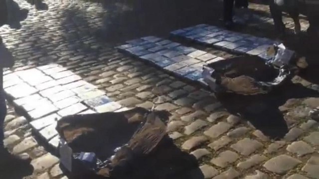 شاهد: الشرطة الأرجنتينية تحرق كمية كبيرة من الكوكايين صادرتها من السفارة الروسية في بوينس أيرس