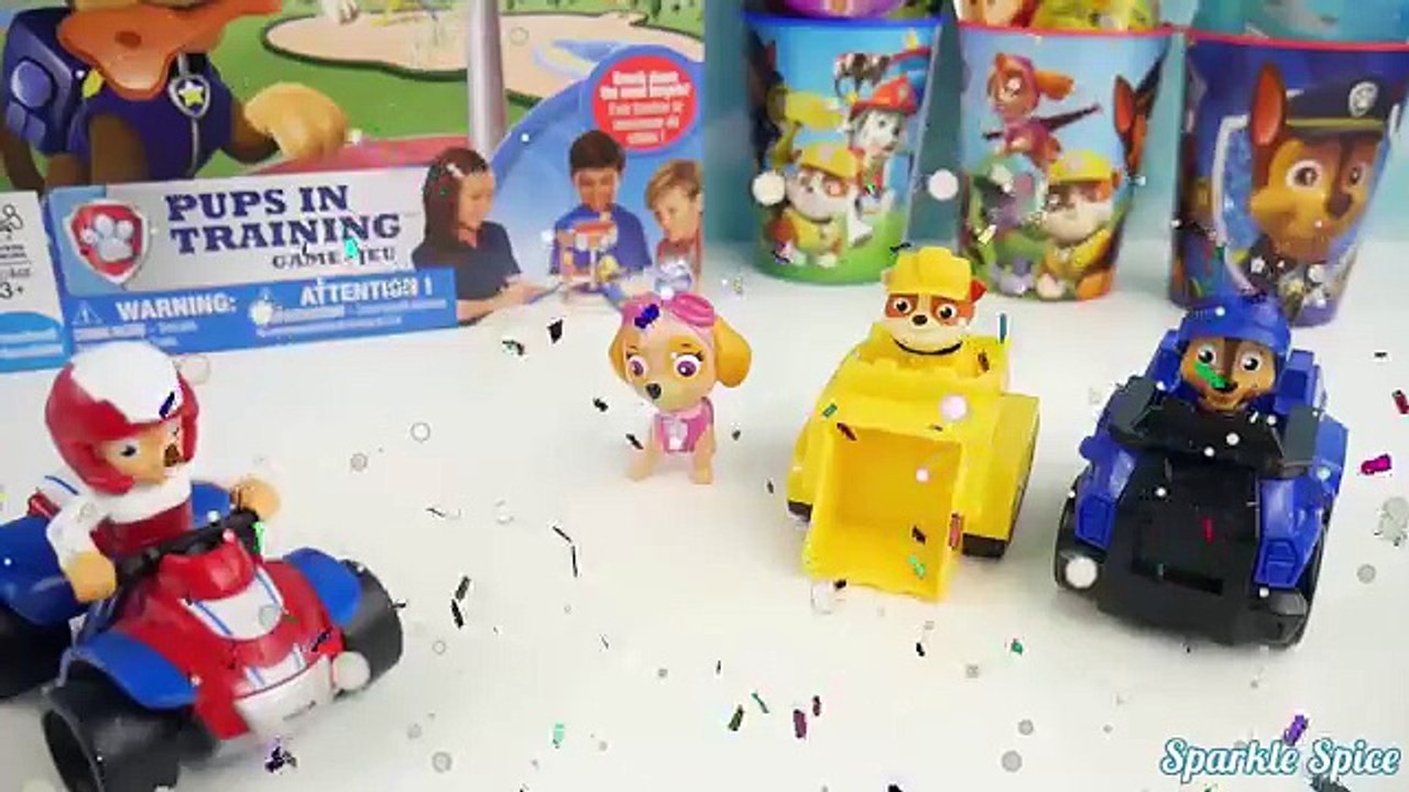 Paw patrol pups in training game