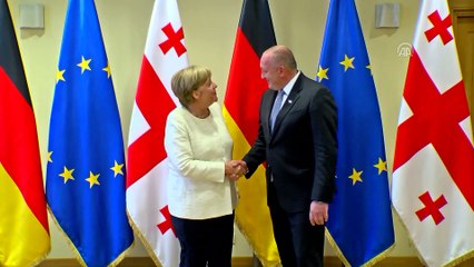 Margvelaşvili-Merkel görüşmesi - TİFLİS