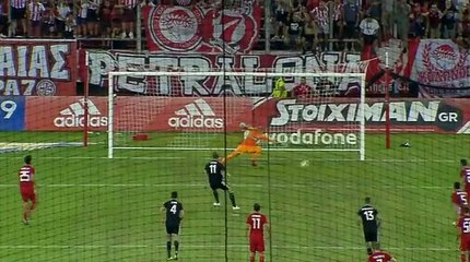 1-1 Chris Wood Goal - Olympiakos Piraeus vs Burnley 23.08.2018